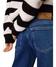 CALVIN KLEIN CK KIDS Blugi de fete cu croială bootcut oraș autentic albastru cf - Pantaloni pentru copii - 3