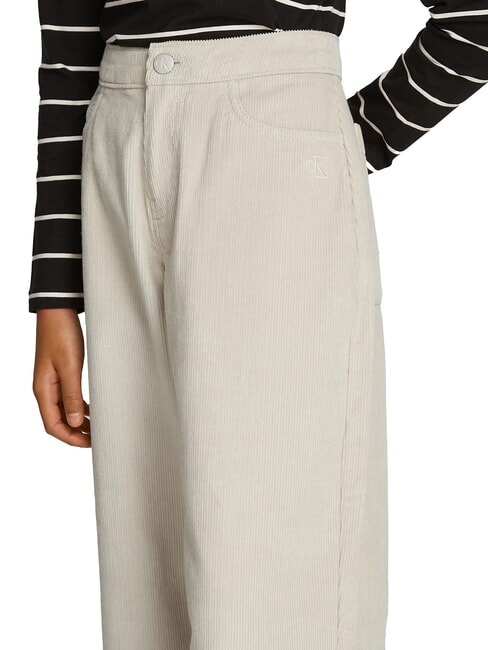 CK KIDS Pantaloni din catifea reiată pentru fete pelican - Pantaloni pentru copii