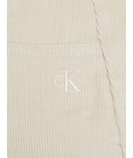CALVIN KLEIN CK KIDS Pantaloni din catifea reiată pentru fete pelican - Pantaloni pentru copii - 4