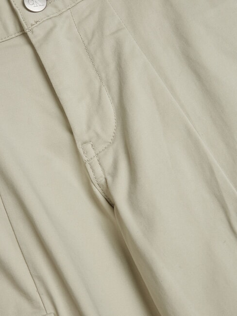 CK KIDS Pantaloni cargo din bumbac pentru fete pelican - Pantaloni pentru copii