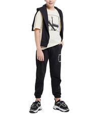 CALVIN KLEIN CK KIDS Pantaloni de trening pentru bebeluși ck negru - Pantaloni pentru copii - 4
