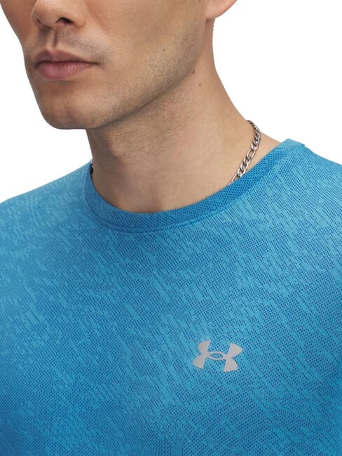 LAUNCH Tricou cu mânecă scurtă albastru eter - tricou