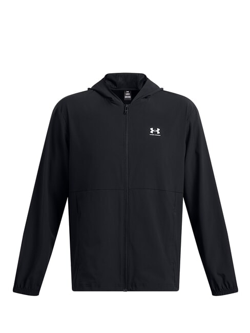 VIBE WOVEN Jachetă cu glugă negru - Geci de bărbați