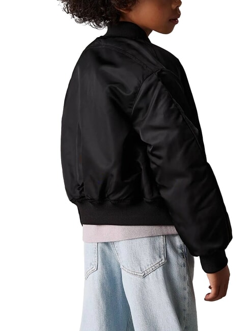 CK KIDS Geacă bomber pentru bebeluși ck negru - Jachete pentru copii