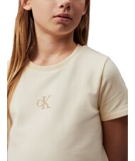 CALVIN KLEIN CK KIDS Rochie din bumbac pentru fetițe amurg - Rochițe pentru fetițe - 3