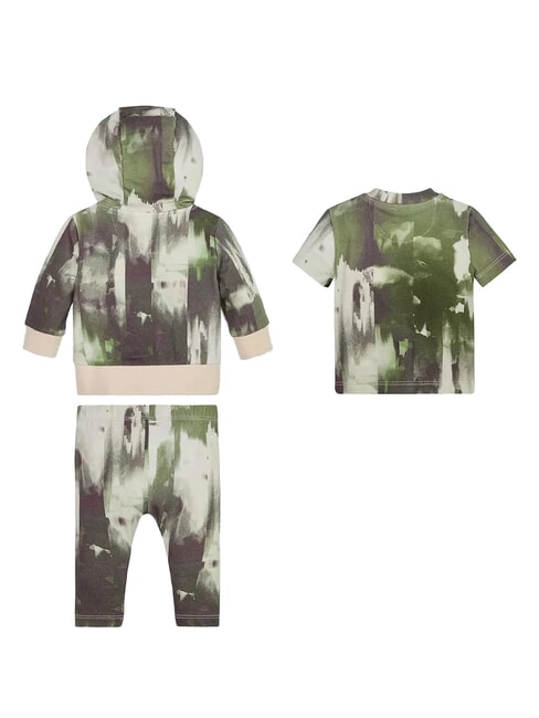 CK KIDS Set cadou 3 piese: tricou, pantaloni și hanorac pentru nou-născuți AOP holografic - Salopete și ținute pentru bebeluși