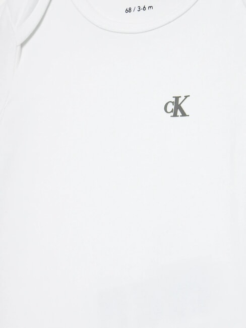 CK KIDS Set de 2 body-uri pentru bebeluși nisip roz / alb strălucitor - Salopete și ținute pentru bebeluși