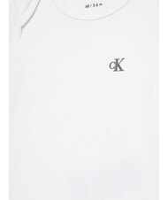 CALVIN KLEIN CK KIDS Set de 2 body-uri pentru bebeluși nisip roz / alb strălucitor - Salopete și ținute pentru bebeluși - 6