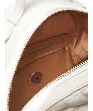 LOVE MOSCHINO QUILTED Rucsac cu buzunar alb - Genți femei - 5