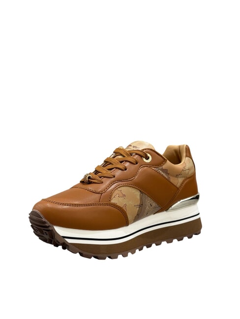 GEO JR Teniși cu platformă Piele / Geo Beige - Pantofi femei