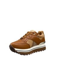 ALVIERO MARTINI PRIMA CLASSE GEO JR Teniși cu platformă Piele / Geo Beige - Pantofi femei - 5