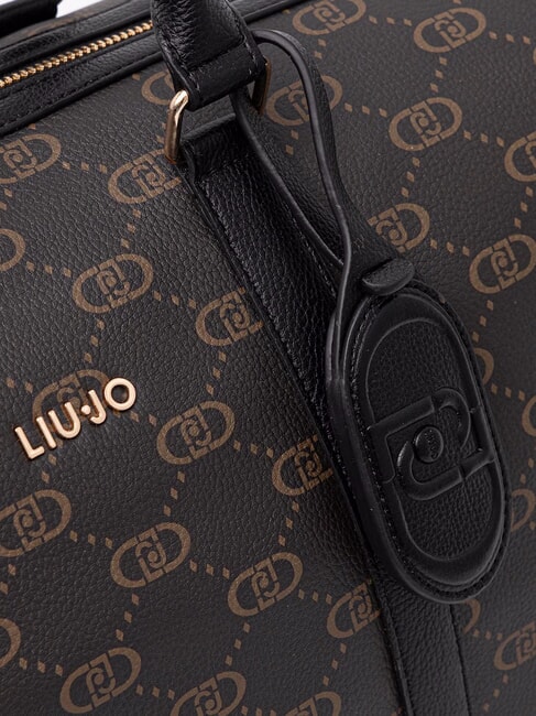 CIRRY Geantă mare de voiaj cu logo și curea de umăr BLACK - Genți de voiaj