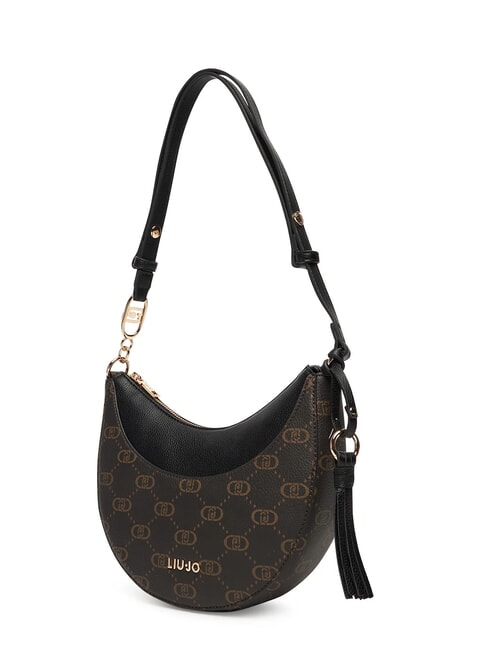 CIRRY Geantă mică de umăr cu ciucure BLACK - Genți femei