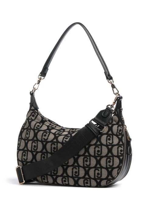 KALISKA Geantă din material jacquard cu funcție dublă tutun - Genți femei