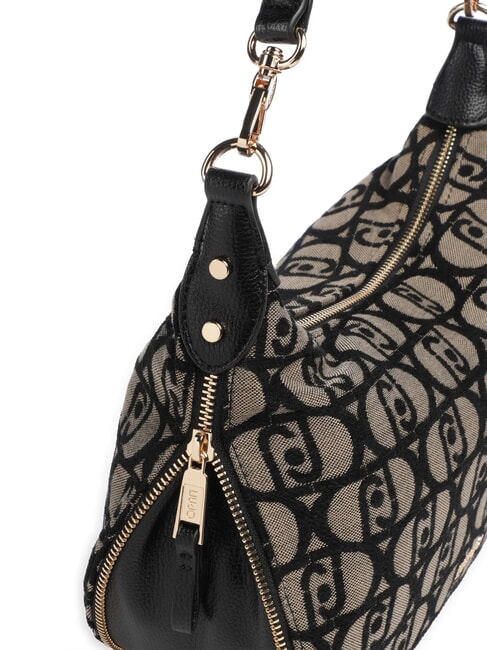 KALISKA Geantă din material jacquard cu funcție dublă tutun - Genți femei