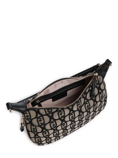 KALISKA Geantă din material jacquard cu funcție dublă tutun - Genți femei