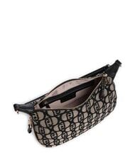 LIUJO KALISKA Geantă din material jacquard cu funcție dublă tutun - Genți femei - 4