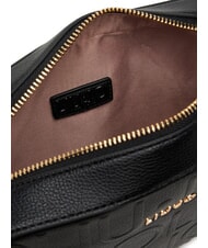 LIUJO MANHATTAN Geantă medie pentru cameră cu logo &icirc;n relief BLACK - Genți femei - 6