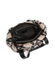 LIUJO VERRY Geantă hobo mare de pluș neutru/negru - Genți femei - 4