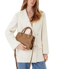 LIUJO MANHATTAN Geantă mică cu logo în relief piele de căprioară - Genți femei - 5