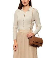 LIUJO MANHATTAN Geantă convertibilă cu clapă piele de căprioară - Genți femei - 6