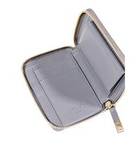 LIUJO CALIWEN Portofel mediu din saffiano cu fermoar antracit - Portofele femei - 2