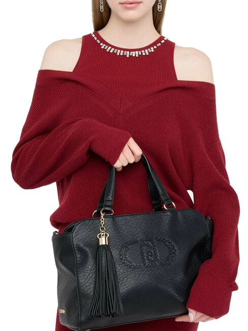 SAMIANA Geantă medie cu curea de umăr BLACK - Genți femei