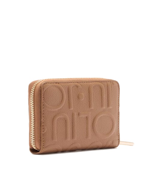 CALIWEN Portofel mediu cu fermoar piele de căprioară - Portofele femei