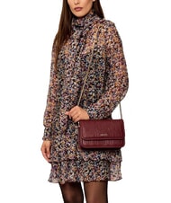 LIUJO MANHATTAN Geantă convertibilă cu clapă vin roșu - Genți femei - 7