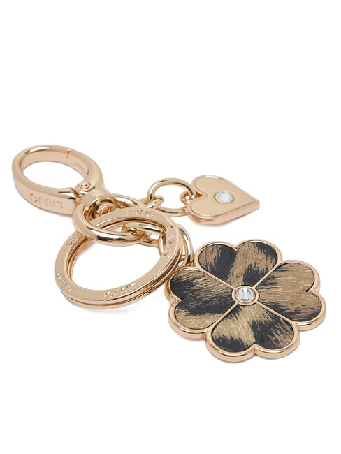 FOUR-LEAF KEY RING Breloc metalic cu brelocuri maculă - Portchei