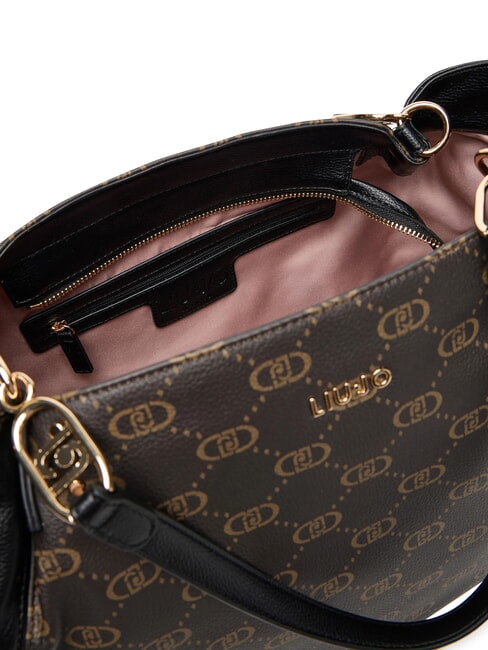 CIRRY Geantă mare cu ciucure BLACK - Genți femei