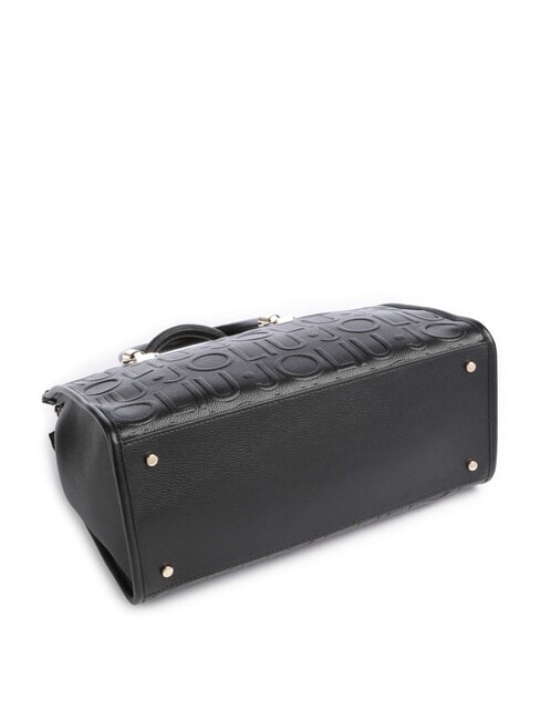 MANHATTAN Geantă medie tip ghiozdan cu logo BLACK - Genți femei