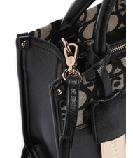 LIUJO RIDHI Geantă tote din material textil cu curea de umăr BLACK - Genți femei - 3