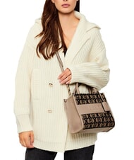 LIUJO RIDHI Geantă tote din material textil cu curea de umăr BLACK - Genți femei - 6