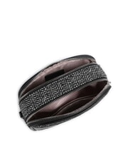 LIUJO RIDHI Geantă mini de umăr din material herringbone BLACK - Genți femei - 4