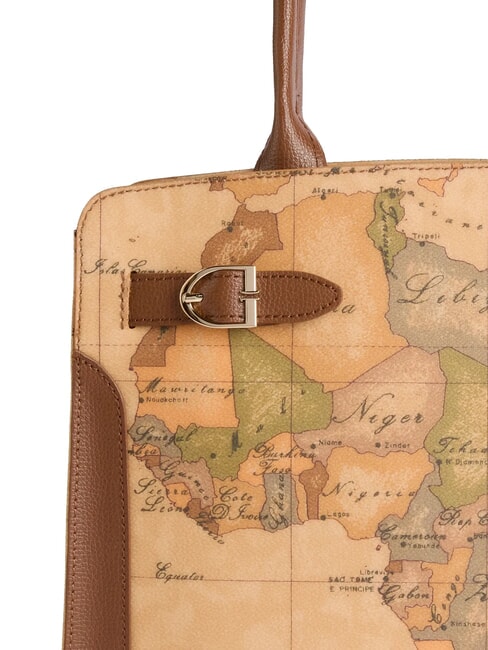 VALLEY GEO Geantă de cumpărături de umăr castan - Genți femei