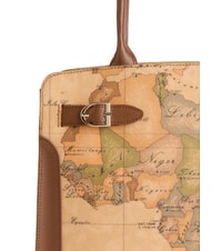 ALVIERO MARTINI PRIMA CLASSE VALLEY GEO Geantă de cumpărături de umăr castan - Genți femei - 3