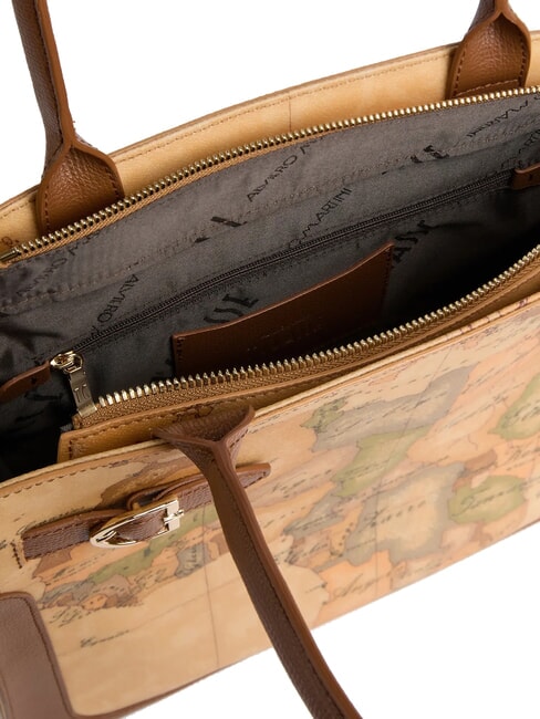 VALLEY GEO Geantă de cumpărături de umăr castan - Genți femei