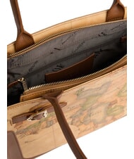 ALVIERO MARTINI PRIMA CLASSE VALLEY GEO Geantă de cumpărături de umăr castan - Genți femei - 4