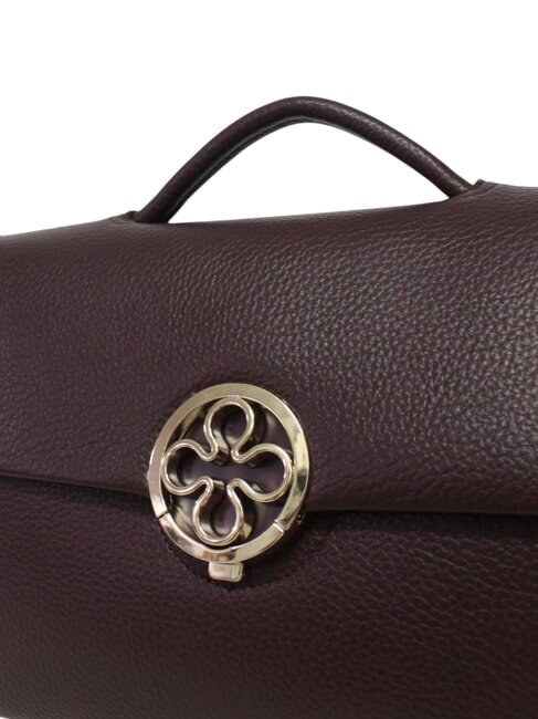 FEDERICA Geantă mare cu curea de umăr Bordeaux - Genți femei