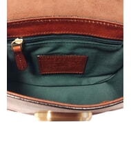 THE BRIDGE ILARIA Geantă de umăr mini din piele BROWN - Genți femei - 4