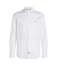 TOMMY HILFIGER TH  Cămașă cu m&acirc;necă lungă alb strălucitor - Cămăși pentru bărbați - 3