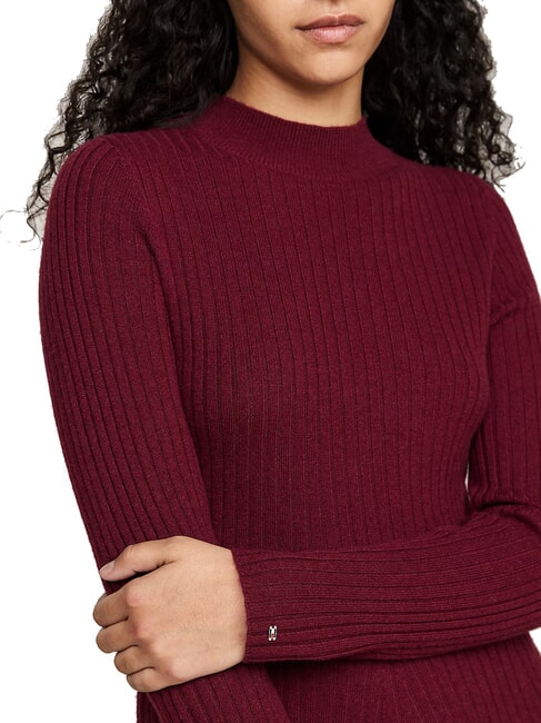 TH  Rochie de lână roșu intens - Haine de femeie