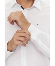 TOMMY HILFIGER TH Cotton Cămașă cu mânecă lungă alb optic - Cămăși pentru bărbați - 4