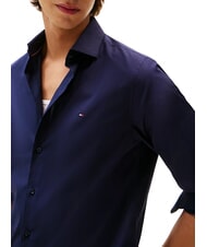 TOMMY HILFIGER TH  Cămașă cu m&acirc;necă lungă sacou bleumarin - Cămăși pentru bărbați - 3