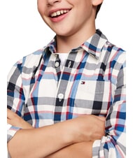 TOMMY HILFIGER TH KIDS Cămașă tartan indigo vibrant - cămăși pentru copii - 3