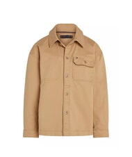 TOMMY HILFIGER TH KIDS Jachetă Overshirt kaki clasic - cămăși pentru copii - 4