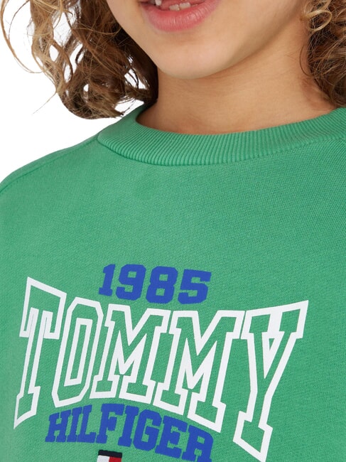 TH KIDS Hanorac din amestec de bumbac verde de coastă - Hanorac pentru bebeluși