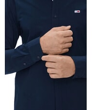 TOMMY HILFIGER TH JEANS Cămașă cu mânecă lungă bleumarin noapte întunecată - Cămăși pentru bărbați - 4