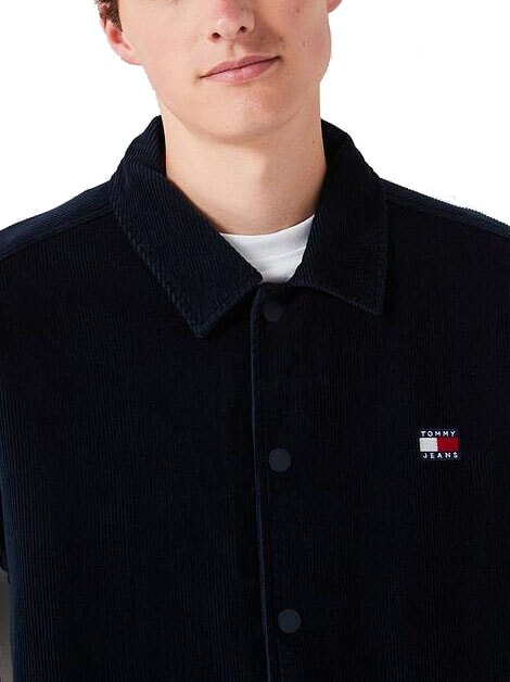 TH JEANS Cămașă supradimensionată bleumarin noapte întunecată - Cămăși pentru bărbați